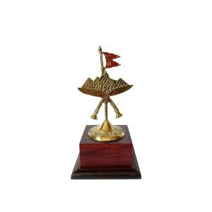 Khukuri Cross and Nepal Flag Gift Stand Token of Love