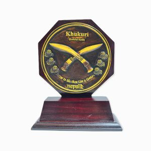 Khukuri Gurkha Knife Plate Stand Token of Love
