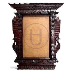 Wooden Peacock A4 Frame Token of Love