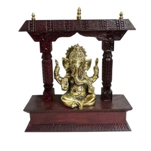 crown ganesh stand pillar maya ko chana